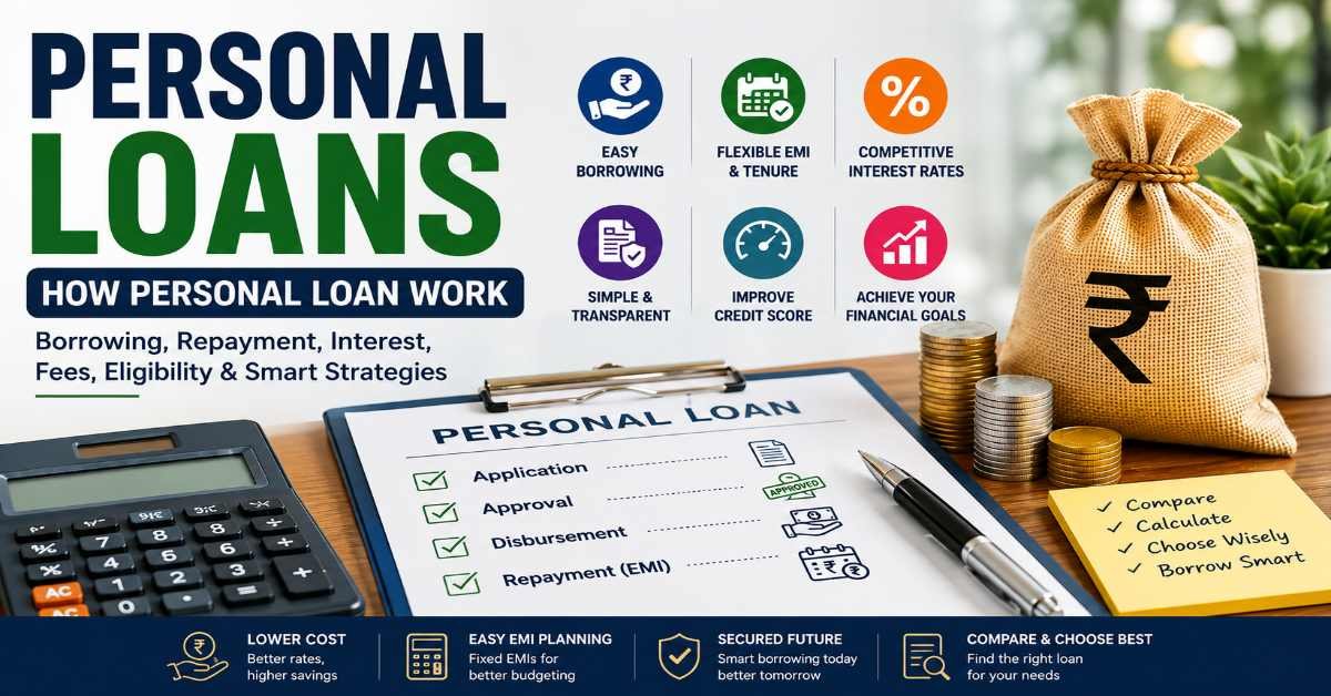 How personal loans work, borrowing, repayment, interest rates and fees guide