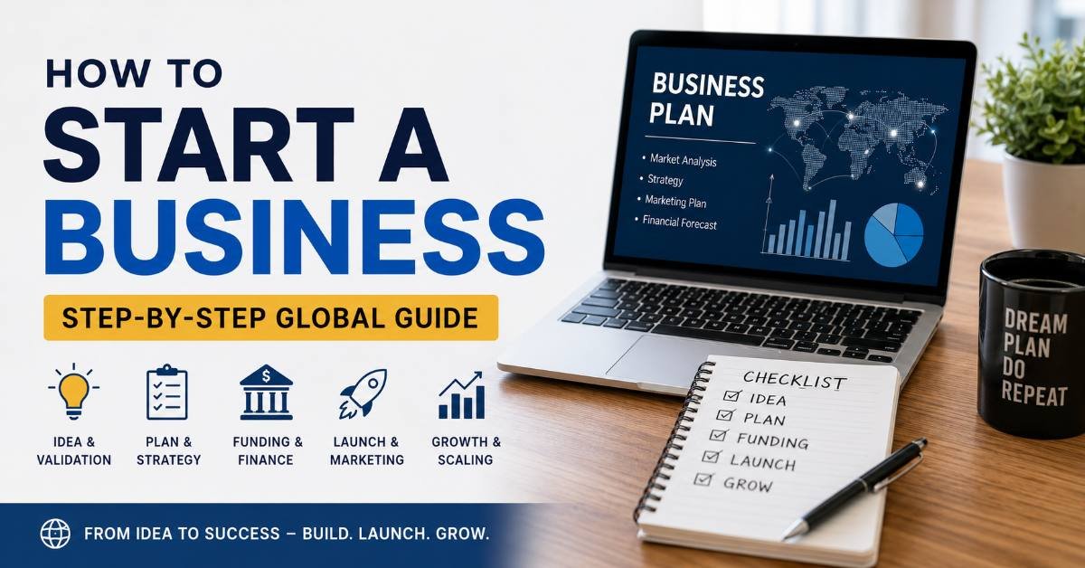 How to start a How to Start a Business in 2026: Step-by-Step Guide